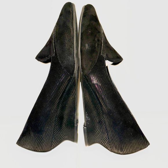 VANEL ASTYR BLACK PRINT - Women's Size 7W - Picture 5 of 10